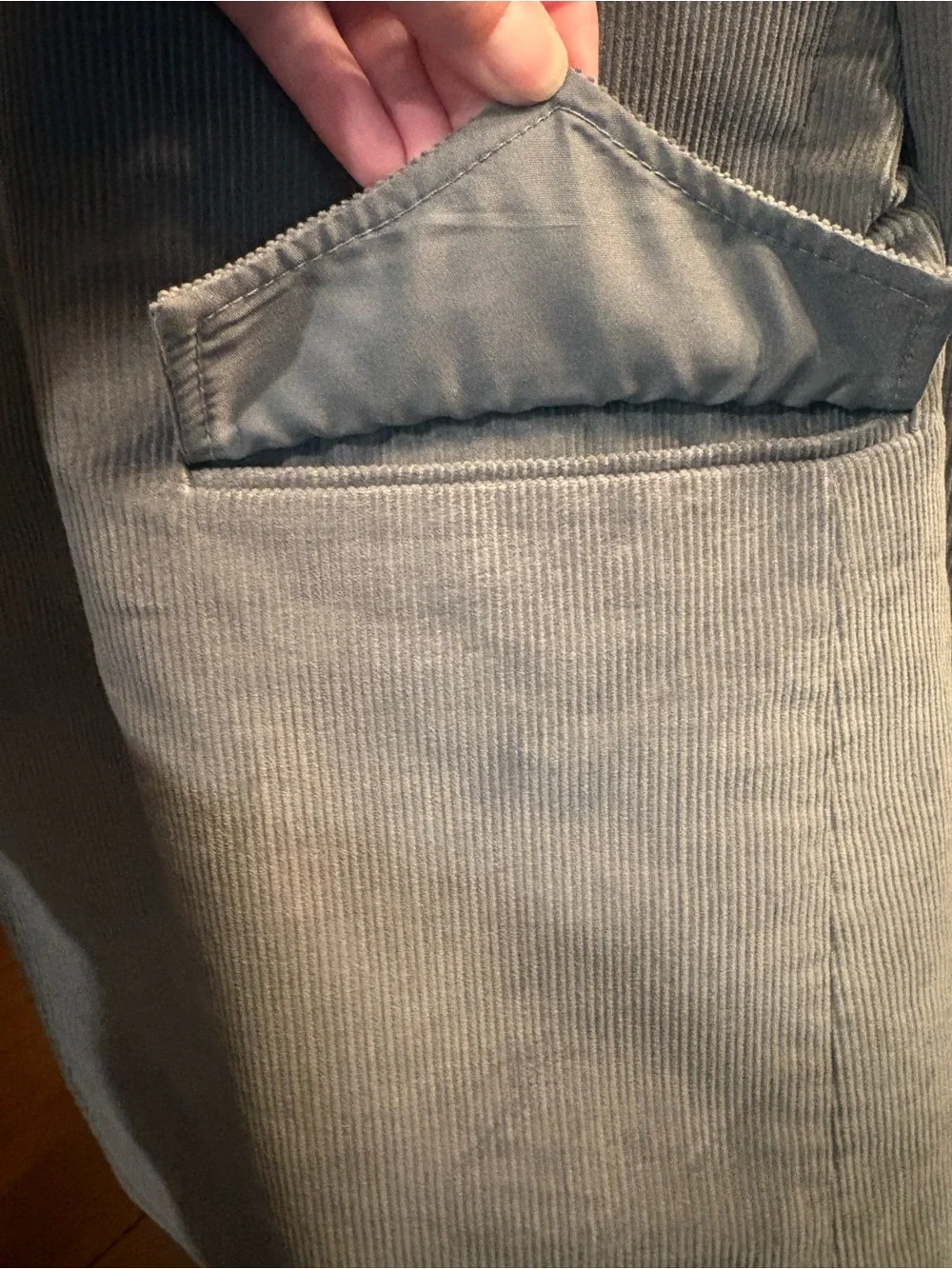Pioneer Wear Light Gray Corduroy Blazer